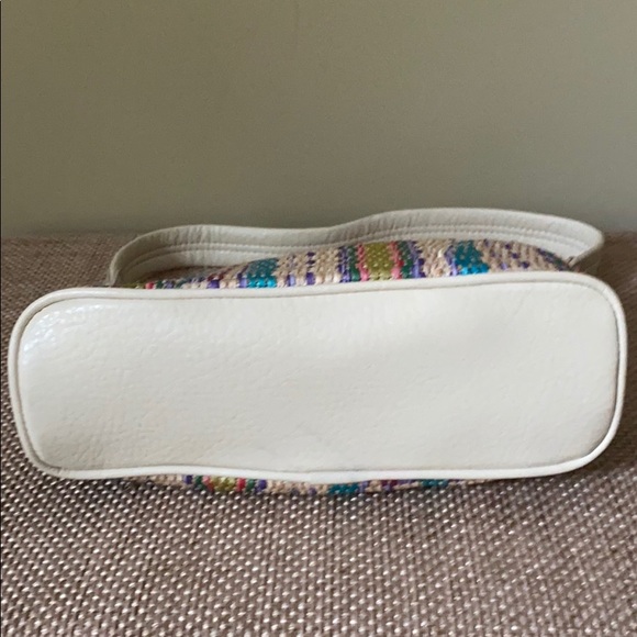 Etienne Aigner Straw Leather Multi Color B… - Picture 5 of 6